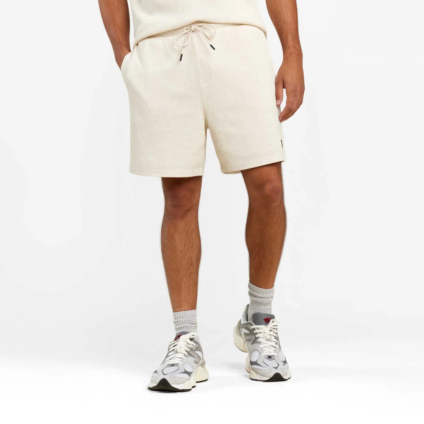 Waffle Short | Heather Bone